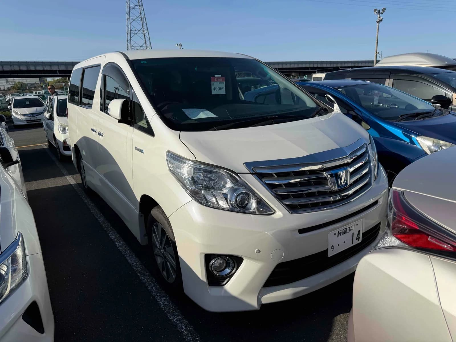 Toyota luxury minivan exterior view