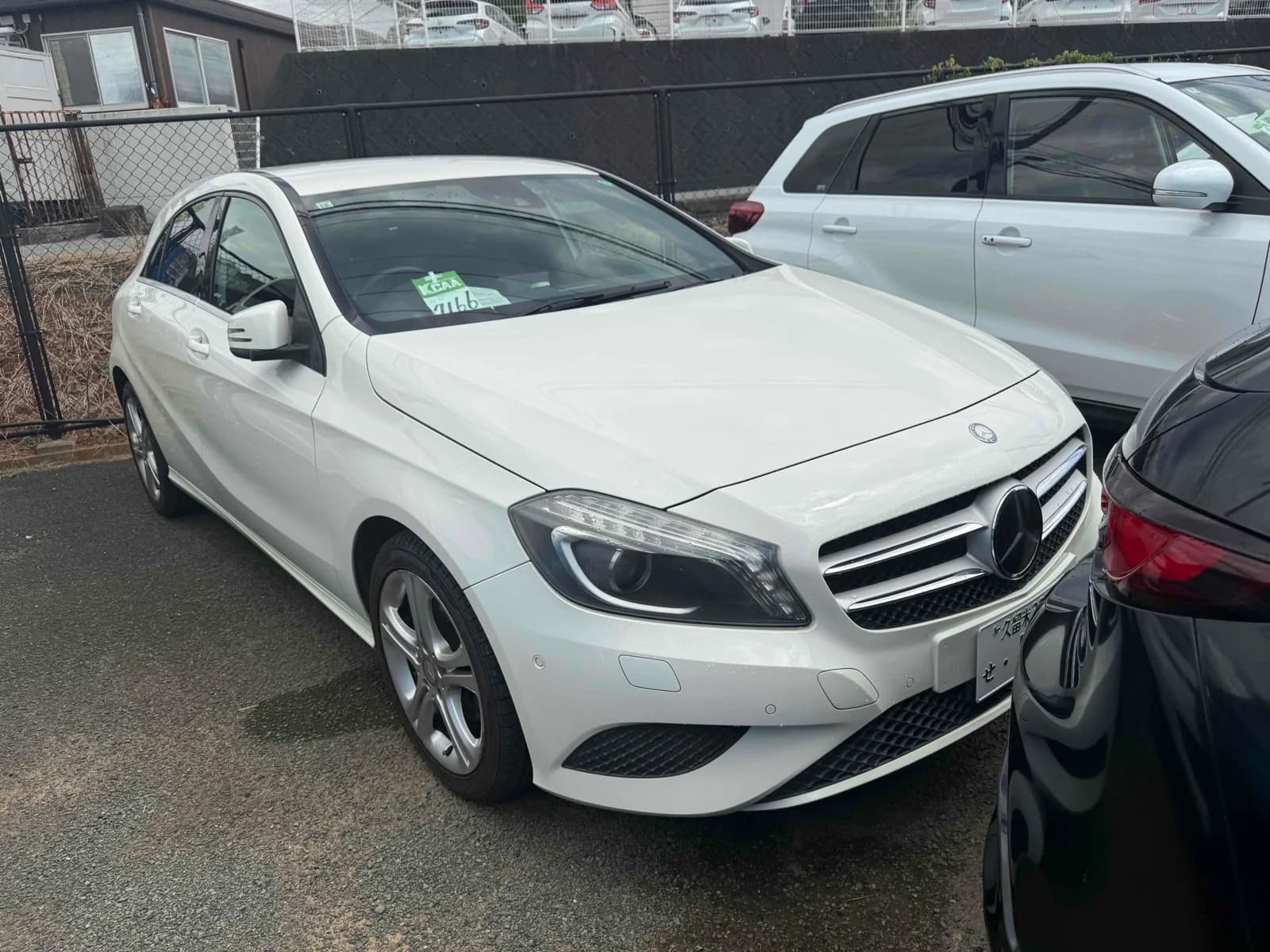 Mercedes sedan front view