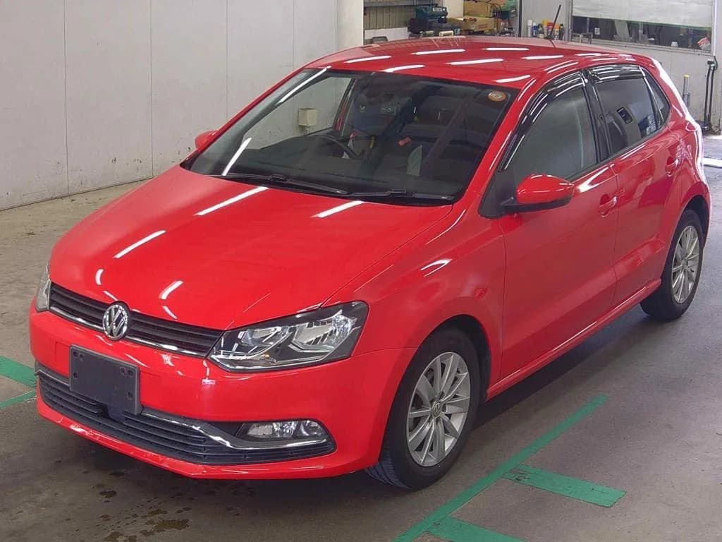 Volkswagen sedan front view