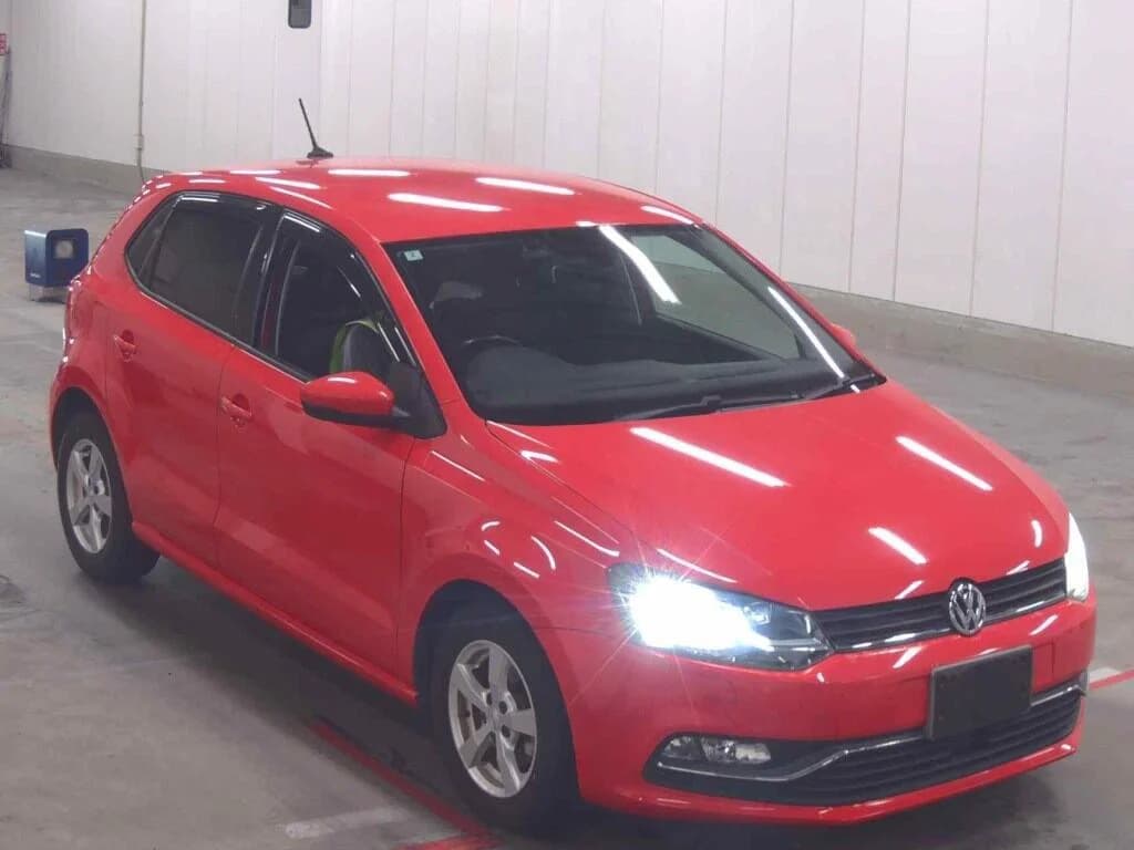 Volkswagen sedan front view