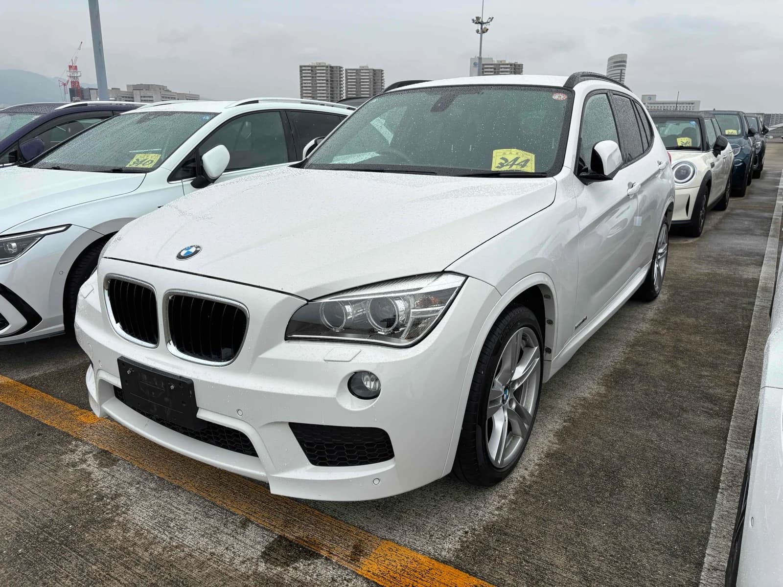 BMW sedan front view